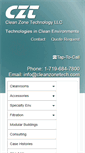 Mobile Screenshot of cleanzonetech.com